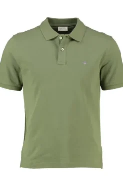 GANT Pique`Polo Shirt dry herb green Regular Fit