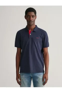 GANT Pique`Polo Shirt evening blue Regular Fit