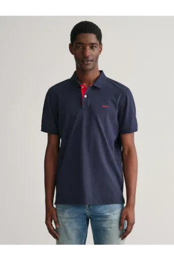 GANT Pique`Polo Shirt evening blue Regular Fit