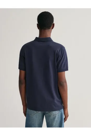 GANT Pique`Polo Shirt evening blue Regular Fit