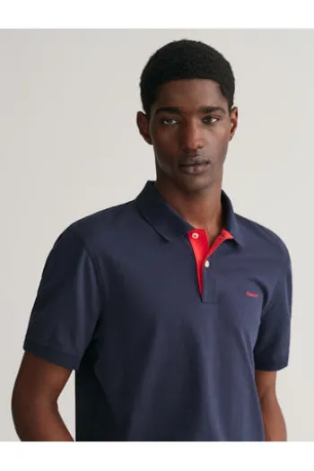 GANT Pique`Polo Shirt evening blue Regular Fit