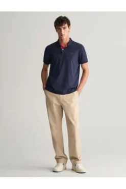 GANT Pique`Polo Shirt evening blue Regular Fit