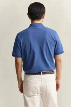 GANT Pique`Polo Shirt vintage blue Regular Fit