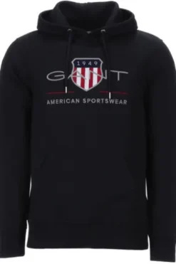 GANT Shield Hoodie schwarz