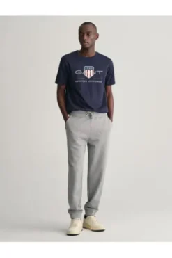 GANT Shield Sweathose grey melange