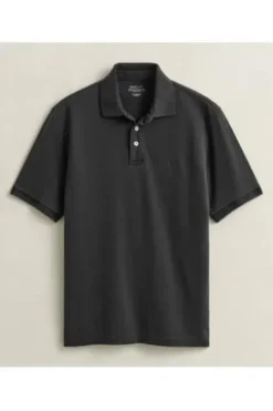 GANT Sunfaded Polo-Shirt black Regular Fit