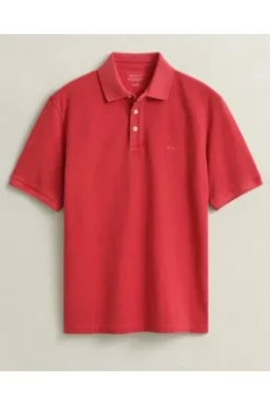 GANT Sunfaded Polo-Shirt rose red Regular Fit