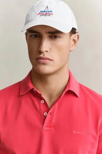 GANT Sunfaded Polo-Shirt rose red Regular Fit
