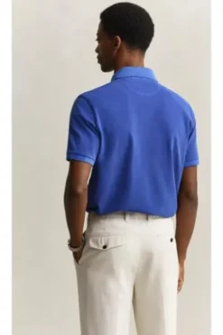 GANT Sunfaded Polo-Shirt royal blue Regular Fit
