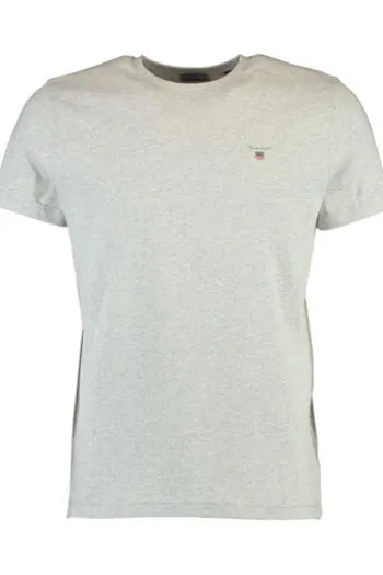 Gant T-Shirt light grey melange