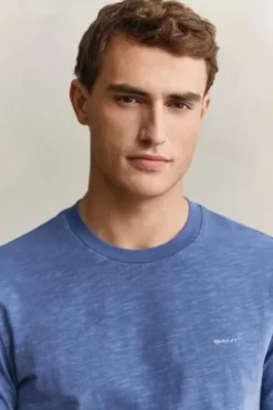 GANT Washed T-Shirt vintage blue Regular Fit