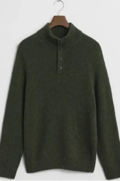 GANT Wollmix Troyer country green Regular Fit