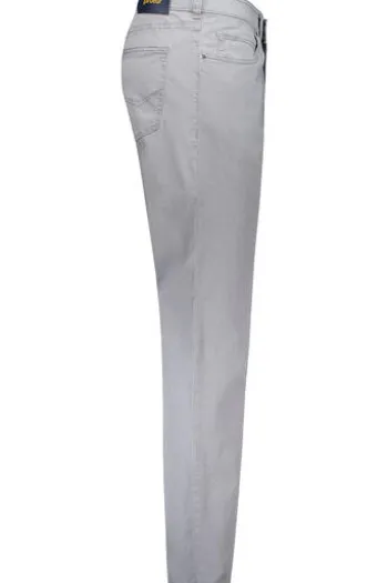 GARDEUR Baumwollhose Bill 3 hellgrau Modern Fit