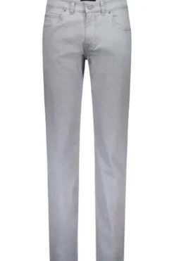 GARDEUR Baumwollhose Bill 3 hellgrau Modern Fit