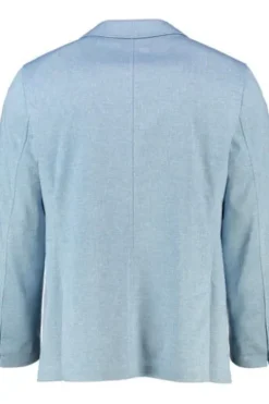 GEBR. WEIS Jersey Sakko Carlos hellblau