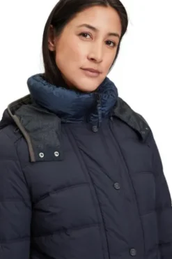 GIL BRET Steppjacke marine mit modischem Westeneinsatz