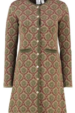 HAMMERSCHMID Jacquard-Strickjacke Andermatt schilf gemustert