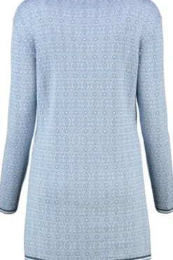HAMMERSCHMID Jacquard-Strickjacke blau gemustert Kärnten