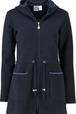 HAMMERSCHMID Long-Jacke Leogang marine in bequemer Stretch-Qualität