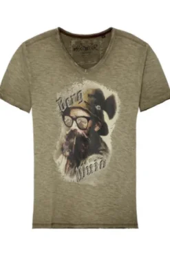 HANGOWEAR T-Shirt Beppi oliv Kurzarm