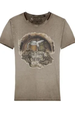 HANGOWEAR T-Shirt Feodor hellbraun