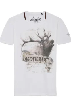 HANGOWEAR T-Shirt Franklyn weiß Kurzarm