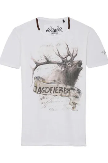 HANGOWEAR T-Shirt Franklyn weiß Kurzarm