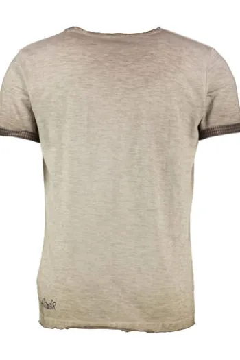 HANGOWEAR T-Shirt grau Kurzarm Durst Bleibt