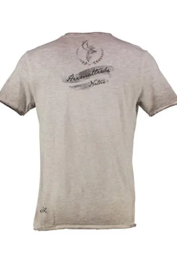 HANGOWEAR T-Shirt Severin beige spruch