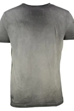 HANGOWEAR T-Shirt Ski Hirsch Grau Printmotiv