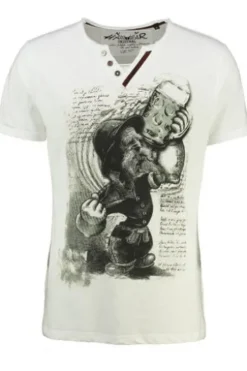 HANGOWEAR T-Shirt weiss Kurzarm Freibier