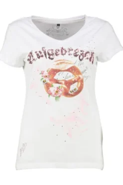 HANGOWEAR T-Shirt Yelly weiss bedruckt