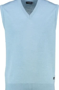 Herren-Pullunder MAERZ Pullunder ocean aqua