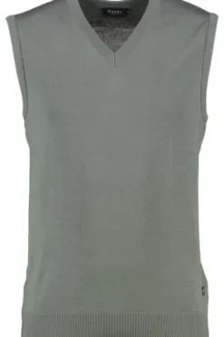 Herren-Pullunder MAERZ Pullunder foggy teal