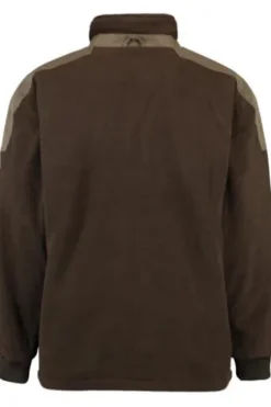HUBERTUS Fleece-Wende-Jacke oliv