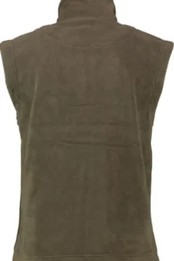 HUBERTUS Fleece-Weste oliv
