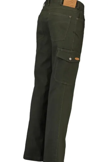 HUBERTUS Jagd-Five-Pocket-Jeans grün mit Beintasche