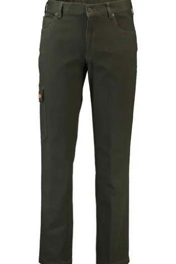 HUBERTUS Jagd-Five-Pocket-Jeans grün mit Beintasche
