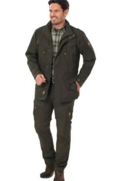 HUBERTUS Jagd-Jacke Tatra oliv geräuscharm & wasserdicht
