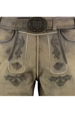 KRÜGER BUAM Lederhose beige Rob