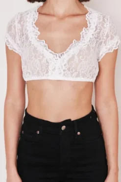 KRÜGER Collection Dirndlbluse Carina weiß
