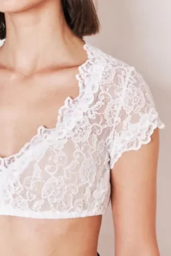 KRÜGER Collection Dirndlbluse Carina weiß