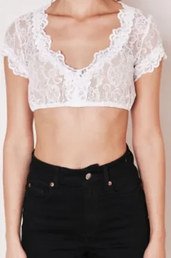 KRÜGER COLLECTION Dirndlbluse ecru Carina