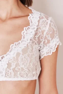 KRÜGER COLLECTION Dirndlbluse ecru Carina
