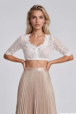 KRÜGER COLLECTION Dirndlbluse ecru Casandra