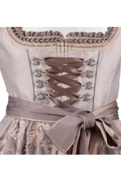 KRÜGER COLLECTION Dirndl flieder Paisleymuster Lisbeth