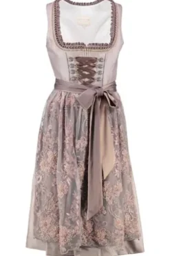 KRÜGER COLLECTION Dirndl flieder Paisleymuster Lisbeth