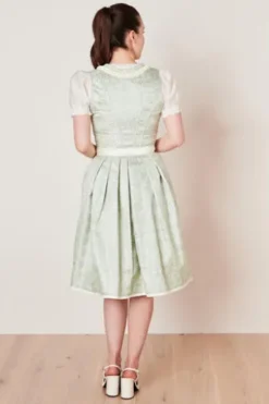 KRÜGER COLLECTION Dirndl hellgrün Paisleymuster Annetta