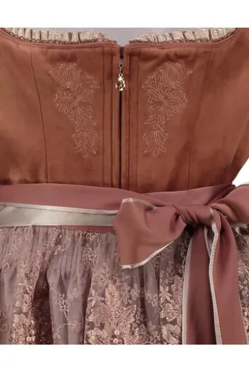 KRÜGER COLLECTION Dirndl hellbraun Otilie