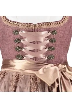 KRÜGER COLLECTION Dirndl rost Paisleymuster Enja